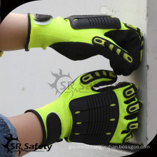 SRSAFETY impact protection glove TPR glove magic buckle